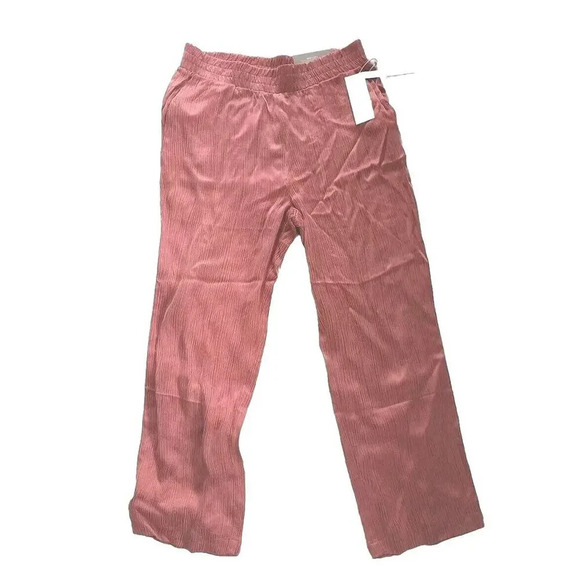 SOFT SURROUNDINGS Lumi Pant Sz S NWT $99 Pull On Straight Leg Pants in Marsala - Picture 1 of 7